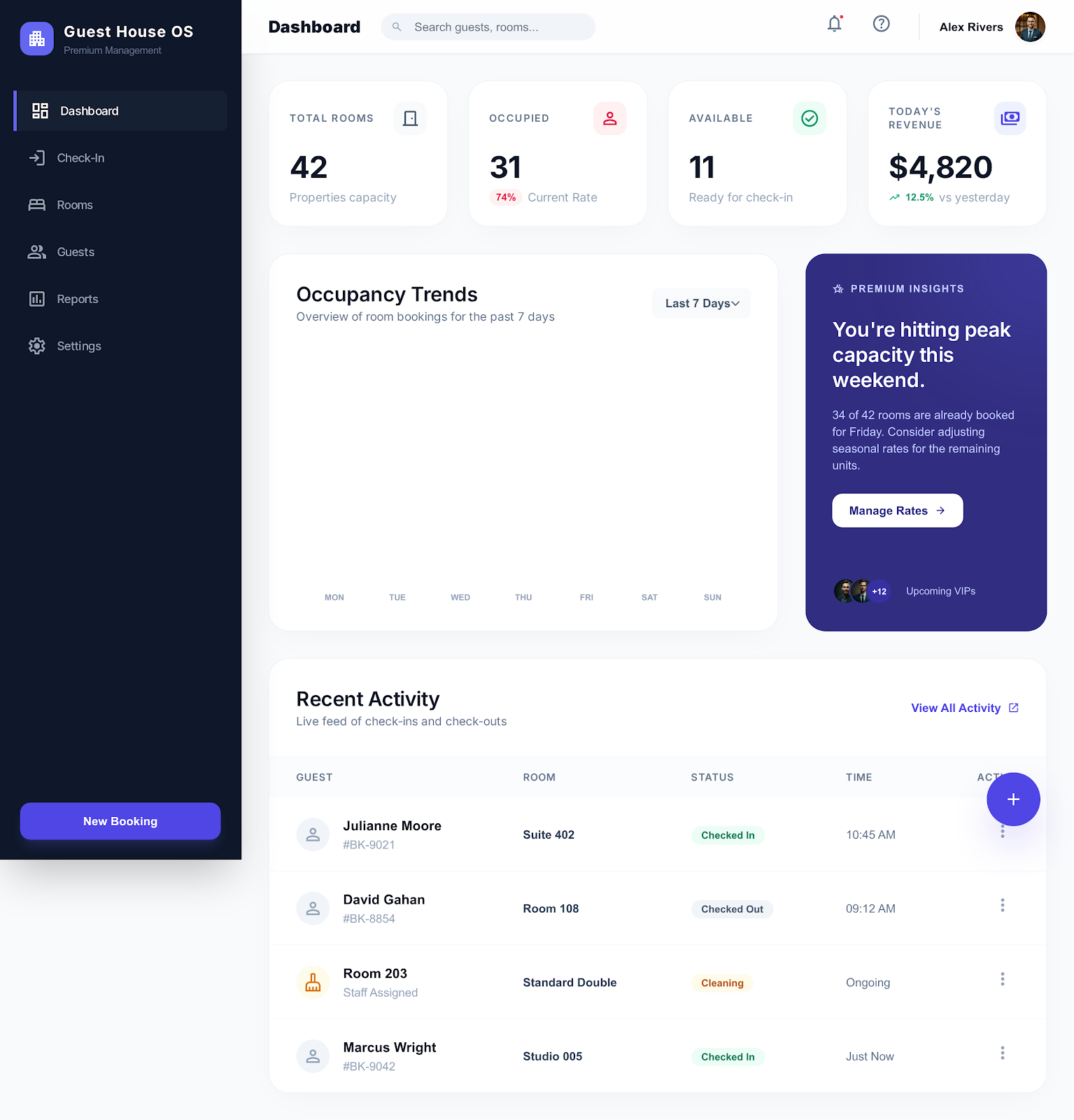 Hotel booking system